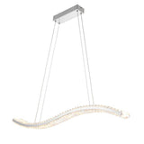 Adour LED Pendant Ceiling Light Polished Chrome - Comet Lighting