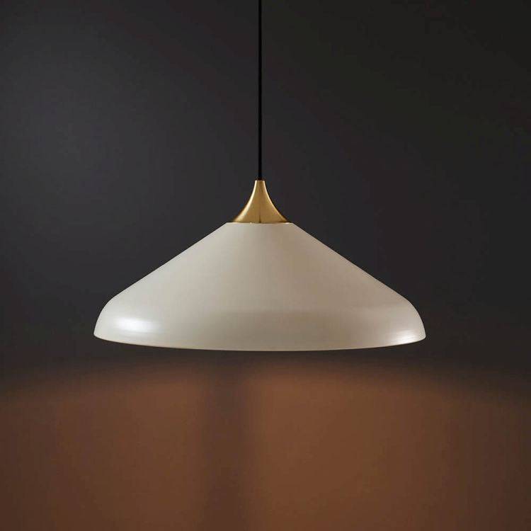 Battle Pendant Ceiling Light Brushed Brass - Comet Lighting