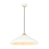 Battle Pendant Ceiling Light Brushed Brass - Comet Lighting