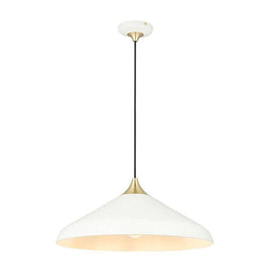 Battle Pendant Ceiling Light Brushed Brass - Comet Lighting