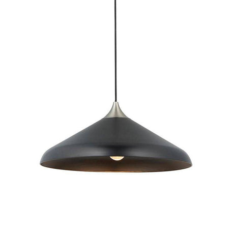 Battle Pendant Ceiling Light Matt Nickel - Comet Lighting