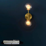 Carson 2Lt Wall Light Satin Brass - Comet Lighting