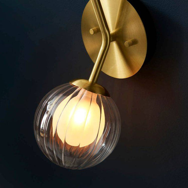 Carson 2Lt Wall Light Satin Brass - Comet Lighting