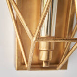 Clyde Wall Light Antique Gold & Silver Leaf - Comet Lighting