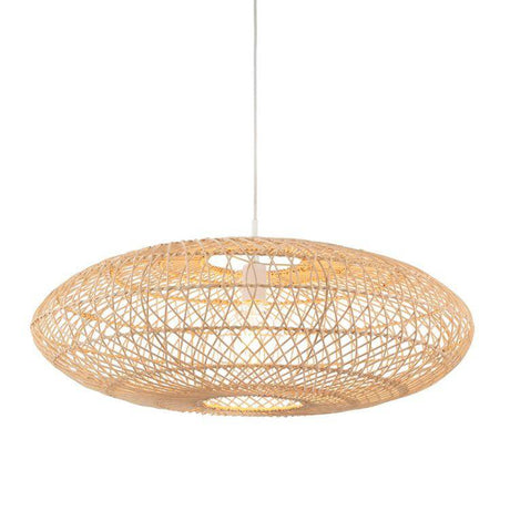 Gan Large Pendant Ceiling Light Natural Rattan - Comet Lighting