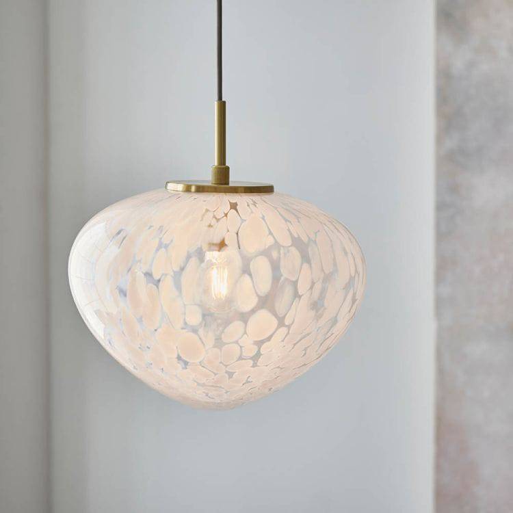 Ganges Pendant Ceiling Light Satin Brass - Comet Lighting