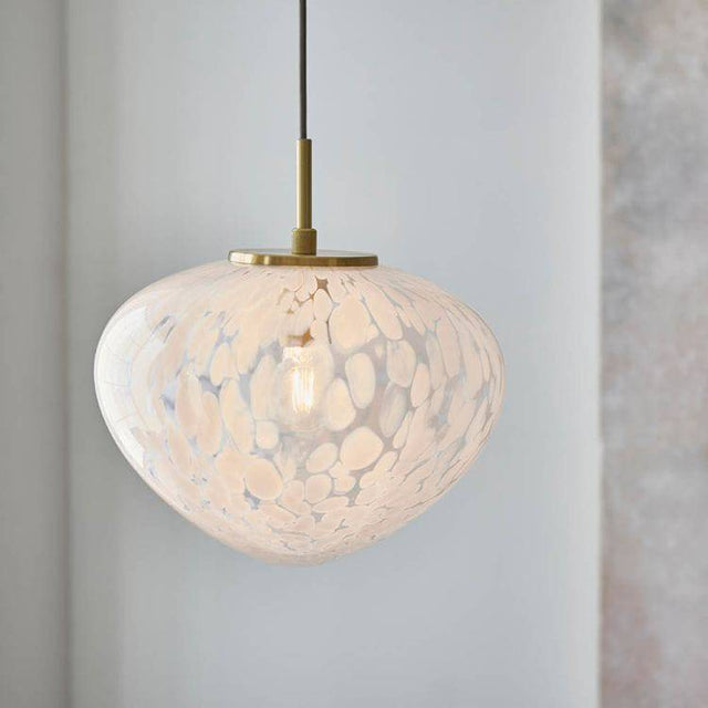 Ganges Pendant Ceiling Light Satin Brass - Comet Lighting