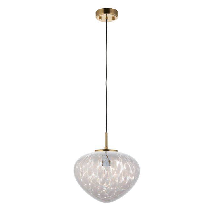 Ganges Pendant Ceiling Light Satin Brass - Comet Lighting