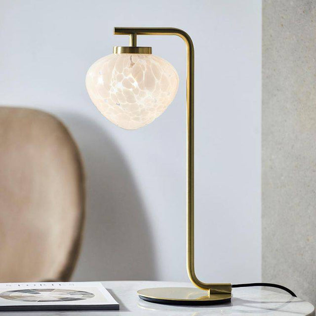 Ganges Table Lamp Satin Brass - Comet Lighting