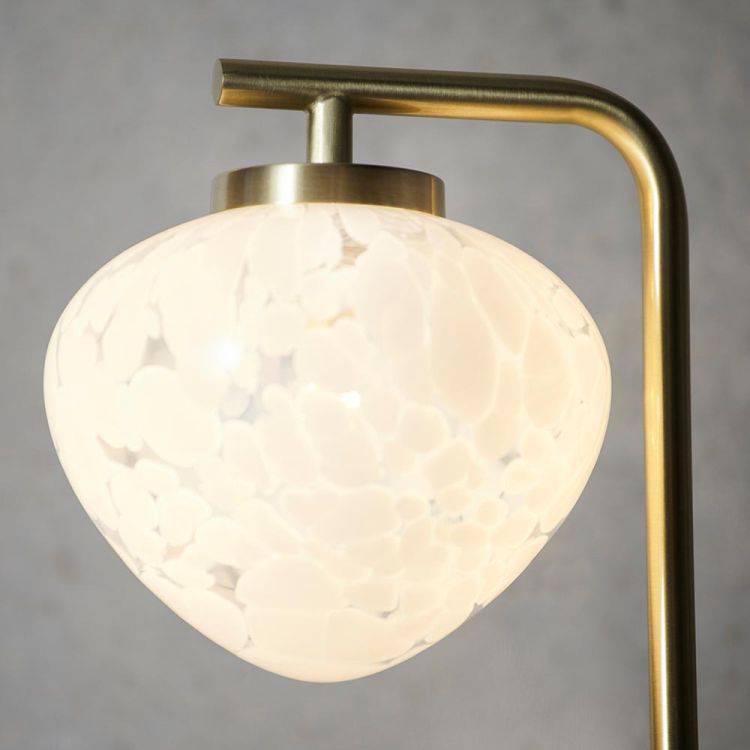 Ganges Table Lamp Satin Brass - Comet Lighting