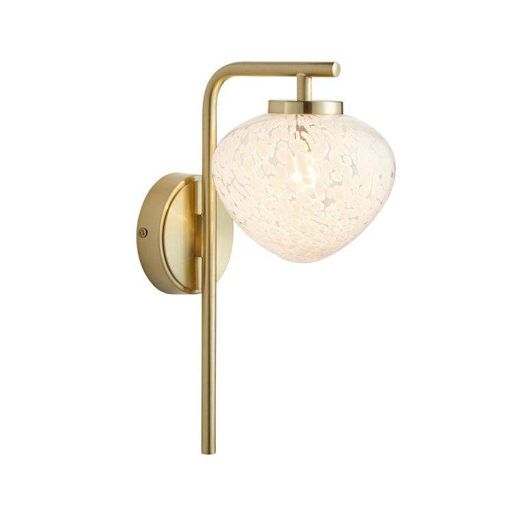 Ganges Wall Light Satin Brass - Comet Lighting