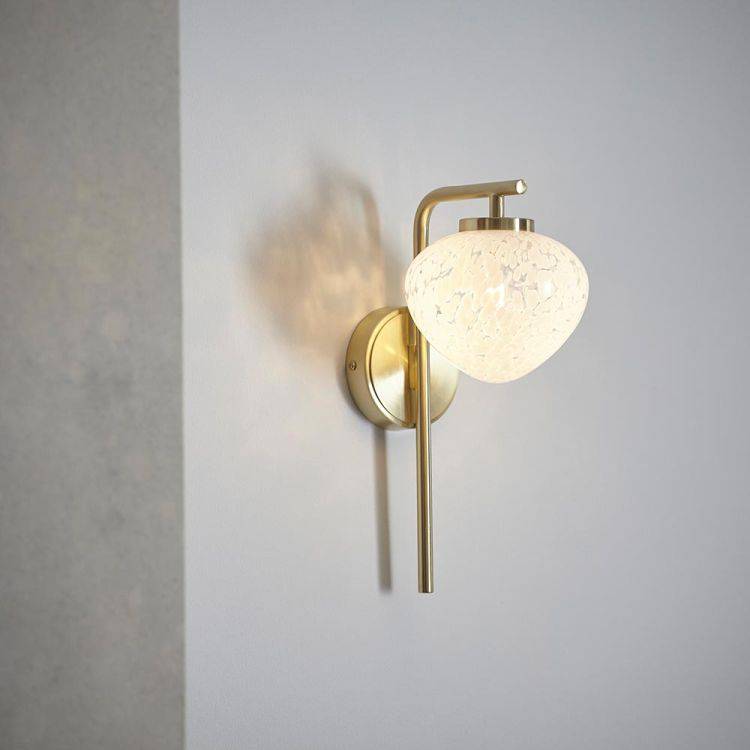 Ganges Wall Light Satin Brass - Comet Lighting