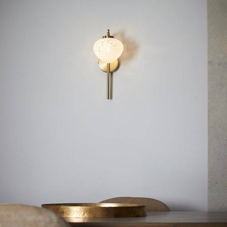 Ganges Wall Light Satin Brass - Comet Lighting