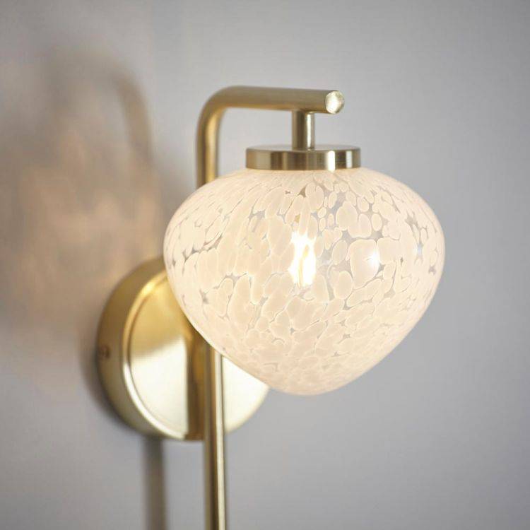 Ganges Wall Light Satin Brass - Comet Lighting