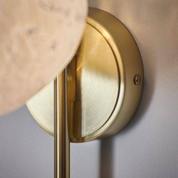 Ganges Wall Light Satin Brass - Comet Lighting