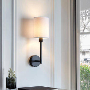 Gila Wall Light Matt Black - Comet Lighting