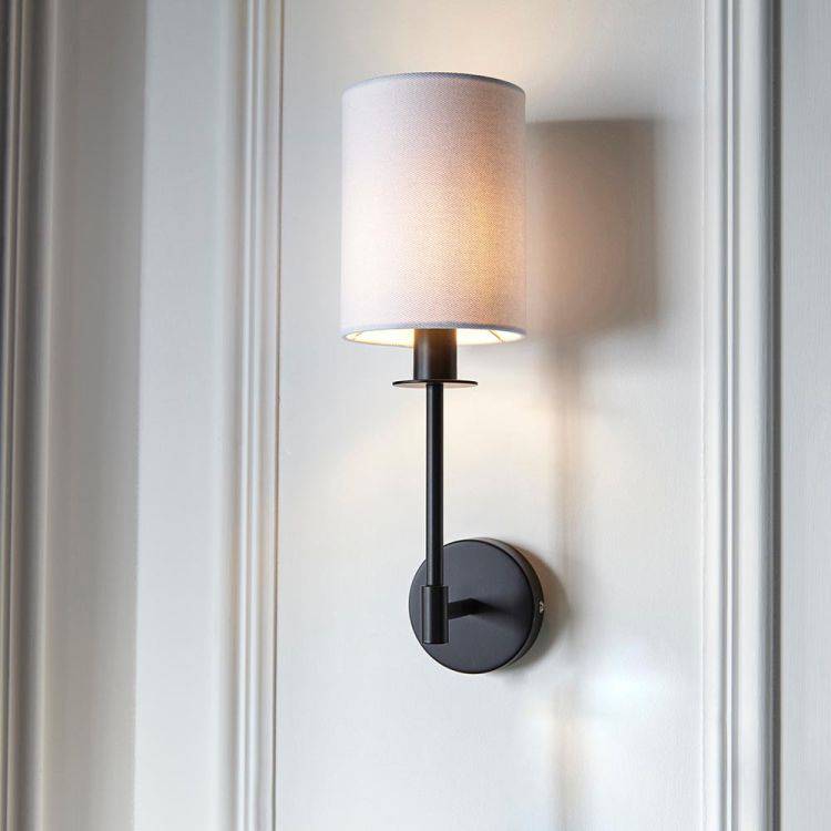 Gila Wall Light Matt Black - Comet Lighting