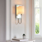 Hayes Wall Light Bright Nickel - Comet Lighting