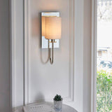 Hayes Wall Light Bright Nickel - Comet Lighting