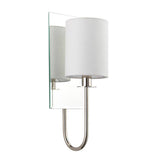 Hayes Wall Light Bright Nickel - Comet Lighting