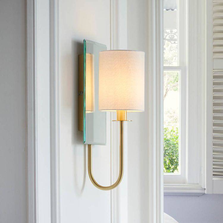 Hayes Wall Light Satin Brass - Comet Lighting