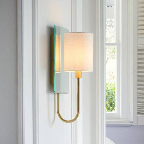 Hayes Wall Light Satin Brass - Comet Lighting