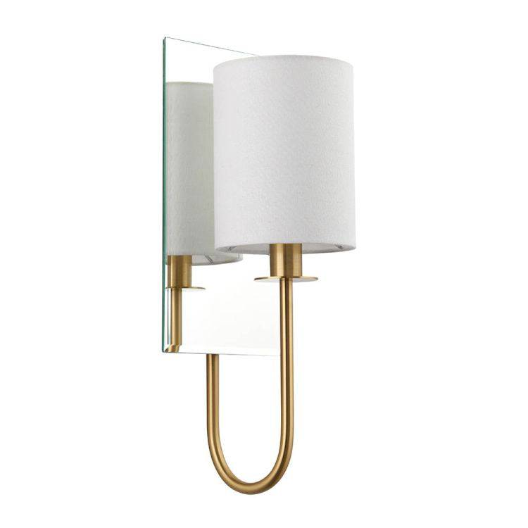 Hayes Wall Light Satin Brass - Comet Lighting