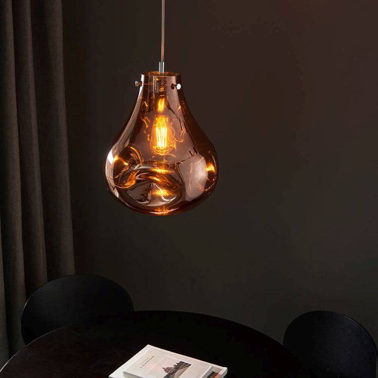 Huai Large Pendant Ceiling Light Copper - Comet Lighting