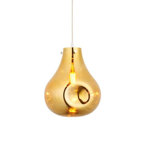 Huai Large Pendant Ceiling Light Gold - Comet Lighting