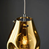 Huai Medium Pendant Ceiling Light Gold - Comet Lighting