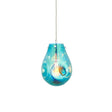 Huai Medium Pendant Ceiling Light Petrol - Comet Lighting