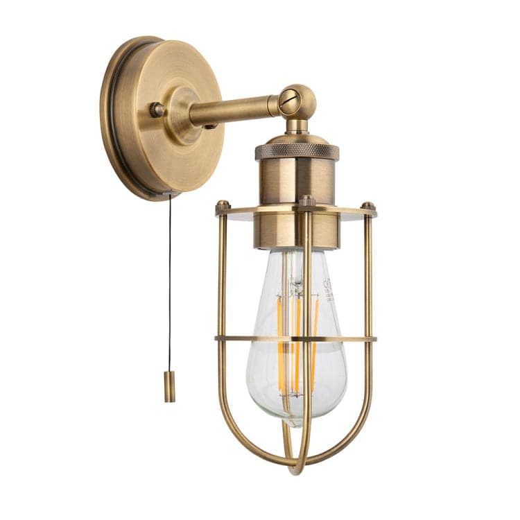 Indre Wall Light Antique Brass - Comet Lighting