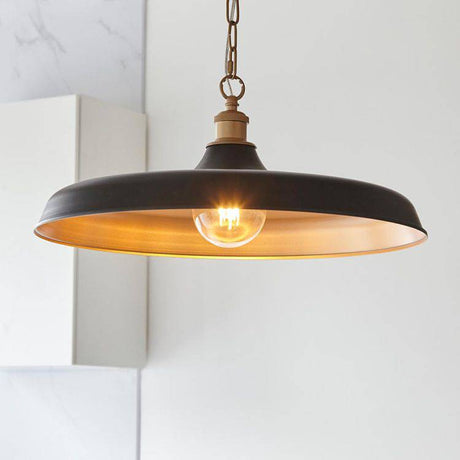 Jing Pendant Ceiling Light Matt Black - Comet Lighting