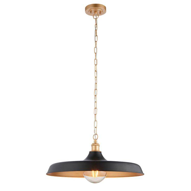 Jing Pendant Ceiling Light Matt Black - Comet Lighting