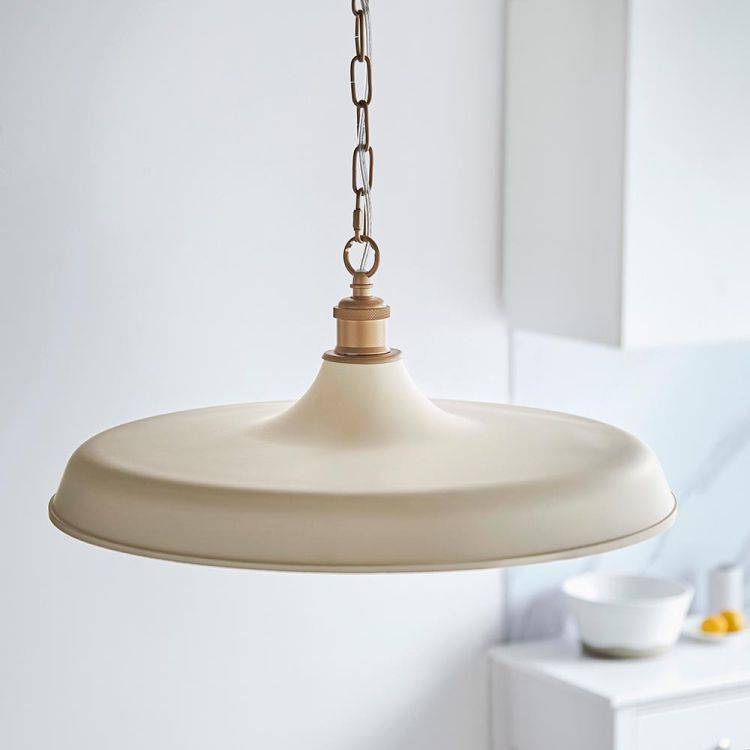 Jing Pendant Ceiling Light Matt White - Comet Lighting