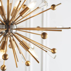 Lea 6Lt Pendant Ceiling Light Large Aged Brass Plate - Black Nickel & Clear Glass - Comet Lighting