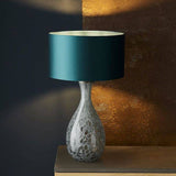 Magdalena Table Lamp (Base Only) Artisan Glass & Brushed Bronze Plate - Comet Lighting