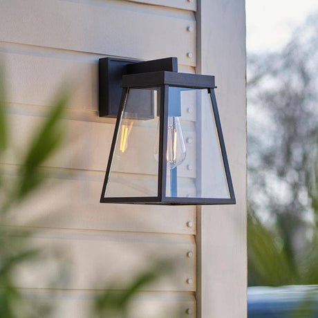 Nen Exterior Wall Lantern Textured Black - Comet Lighting