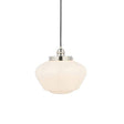 Ohio Pendant Ceiling Light Polished Nickel w/ Opal Glass - Comet Lighting