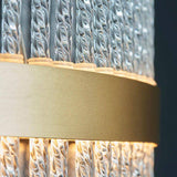 Ribble Medium Pendant Ceiling Light Gold - Comet Lighting