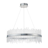 Ribble Pendant Ceiling Light Chrome - Comet Lighting