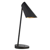 Shannon Task Lamp Matt Black - Comet Lighting