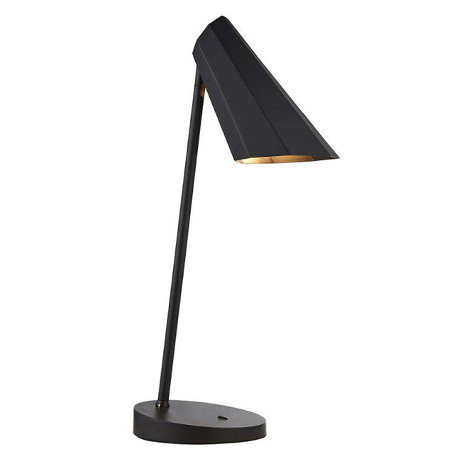 Shannon Task Lamp Matt Black - Comet Lighting