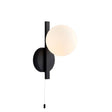 Skeena Wall Light Matt Black - Comet Lighting