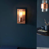 Spree Wall Light Copper Hammered - Comet Lighting