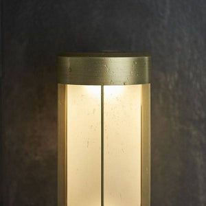 Taw LED Wall Light Brushed Gold Finish & Frosted Glass - Comet Lighting