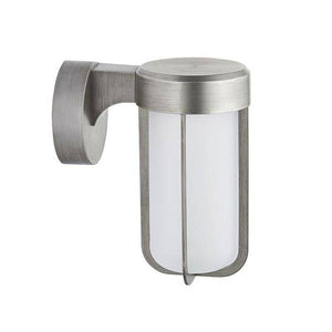 Taw LED Wall Light Brushed Silver Finish & Frosted Glass - Comet Lighting
