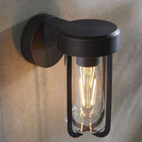 Taw Wall Light Brushed Bronze Finish & Clear Glass - Comet Lighting