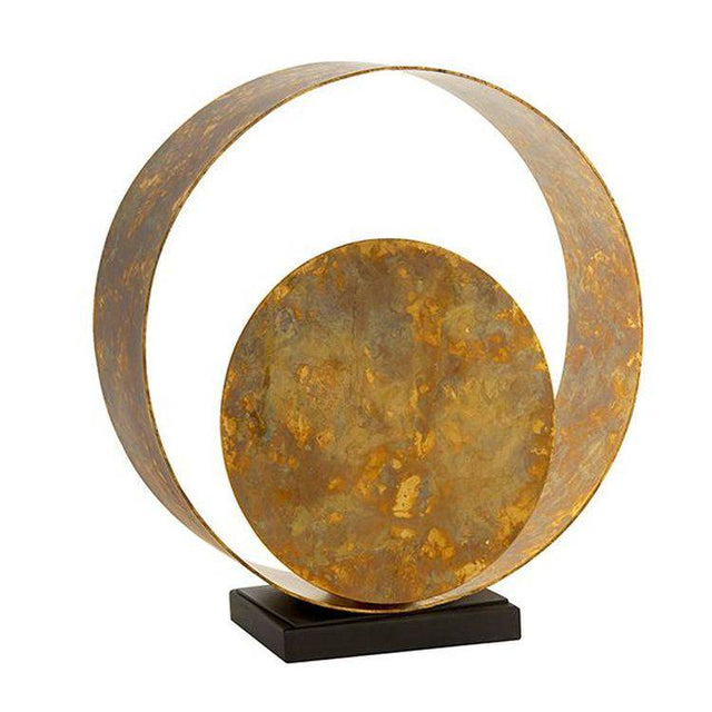 Tiber Table Lamp Gold Patina Finish & Dark Bronze Paint - Comet Lighting