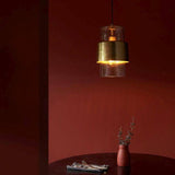 Vitim Pendant Ceiling Light Brass Hammered - Comet Lighting